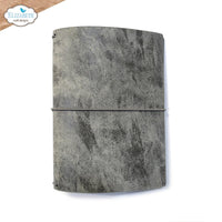 Grey Passport - Elizabeth Craft Stonewashed Art Journal XL 9.8"X6.5"