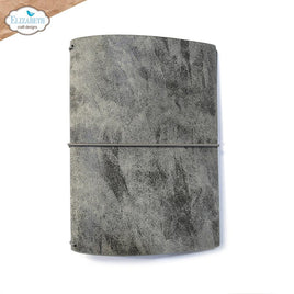 Grey Passport - Elizabeth Craft Stonewashed Art Journal XL 9.8"X6.5"