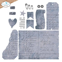 Playful grunge - Elizabeth Craft Metal Dies