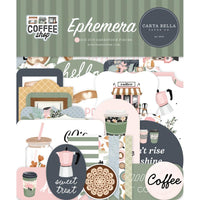Icons, Coffee Shop - Carta Bella Cardstock Ephemera