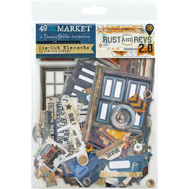 Rust & Revs 2.0 - 49 And Market Die-Cut Elements