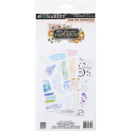Blendable, The Flower Emporium - 49 And Market Rub-On Transfer Set