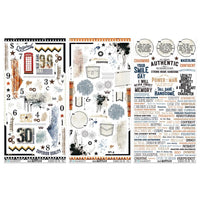 Rust & Revs 2.0 - 49 And Market Rub-On Transfer Set 6"X12"
