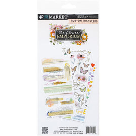 Essentials, The Flower Emporium - 49 And Market Rub-On Transfer Set