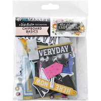 The Flower Emporium - 49 And Market Chipboard Basics 79/Pkg