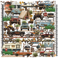 Elements, Rust & Revs 2.0 - 49 And Market Laser Cut Outs