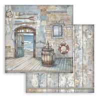 Silent Sea - Stamperia Double-Sided Paper Pad 8"X8" 10/Pkg