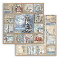 Silent Sea - Stamperia Double-Sided Paper Pad 8"X8" 10/Pkg