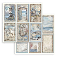 Silent Sea - Stamperia Double-Sided Paper Pad 8"X8" 10/Pkg