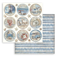 Silent Sea - Stamperia Double-Sided Paper Pad 8"X8" 10/Pkg