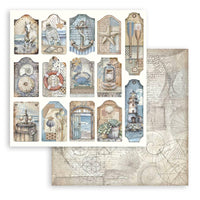 Silent Sea - Stamperia Double-Sided Paper Pad 8"X8" 10/Pkg