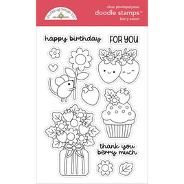 Berry Sweet - Doodlebug Clear Doodle Stamps