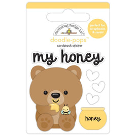 My Honey, Bee Happy - Doodlebug Doodle-Pops 3D Sticker