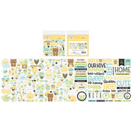 Bee Happy - Doodlebug Odds & Ends All The Things Die Cuts