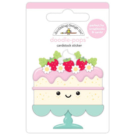 Strawberry Shortcake - Doodlebug Shaker-Pops 3D Sticker