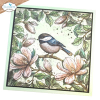 Floral Branches & Sentiments - Elizabeth Craft Clear Stamps