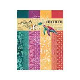 Seas The Day - Graphic 45 Patterns & Solids Collection Pack 8.5"X11"