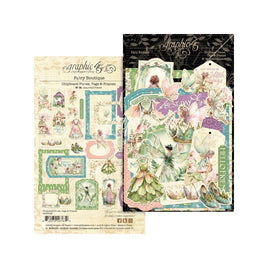 Tags & Frames, Fairy Boutique - Graphic 45 Chipboard Die-Cuts