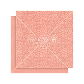 Posey Pink Pattern & Solid - Fairy Boutique Double-Sided Cardstock 12"X12"