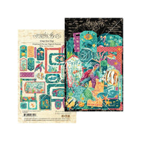 Tags & Frames, Seas The Day - Graphic 45 Chipboard Die-Cuts