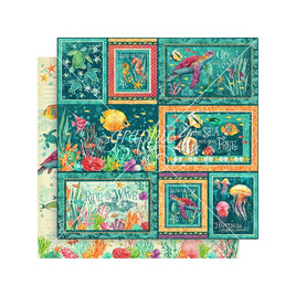 Go With The Flow - Seas The Day Double-Sided Cardstock 12"X12"