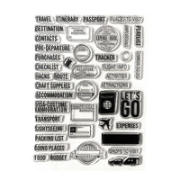 Travel Journal - Elizabeth Craft Clear Stamps