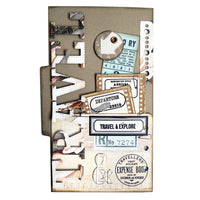 Travel Journal - Elizabeth Craft Clear Stamps