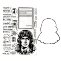 The Property Of - Elizabeth Craft Stamp And Die Set