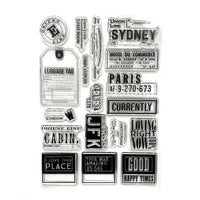 Travels From The Past 3 - Elizabeth Craft Clear Stamps