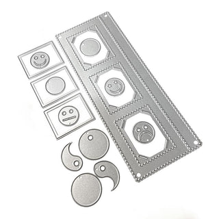 Stamp Photo Frame Overlay - Elizabeth Craft Metal Die
