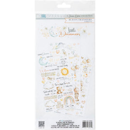 Little Dreamer - 49 And Market Rub-On Transfer Set 6"X12"