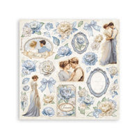 Timeless - Stamperia Stickers 6.5"X6.5" 4/Pkg