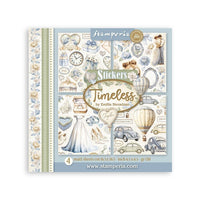 Timeless - Stamperia Stickers 6.5"X6.5" 4/Pkg