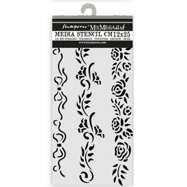 Timeless 3 Borders - Stamperia Stencil 4.72"X9.84"