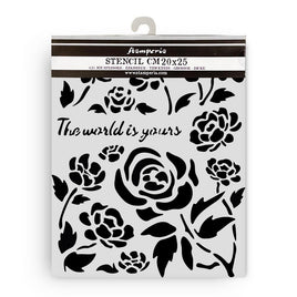 Timeless Roses - Stamperia Stencil 7.87"X9.84"