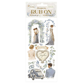 Timeless Wedding - Stamperia Rub-On 4"X8.5"