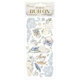 Timeless Letters - Stamperia Rub-On 4"X8.5"