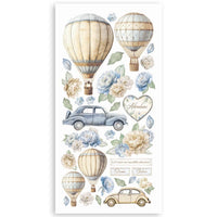 Timeless - Stamperia Double-Sided Paper Cut-Outs 4/Pkg