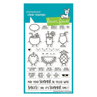 Summer Friends - Lawn Fawn Clear Stamps 4