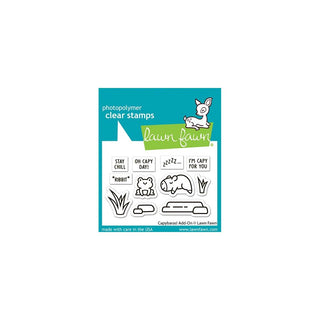 Capybaras! Add-On - Lawn Fawn Clear Stamps 3