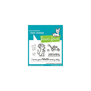 I Love You Mower - Lawn Fawn Clear Stamps 3