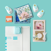 White/Blue - We R Makers Hinge Punch Set