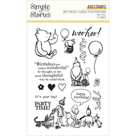 Woo Hoo! - Say Cheese Classic Pooh Birthday Photopolymer Stamps