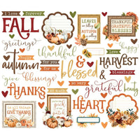 Sentiment - Simple Vintage Autumn Breeze Bits & Pieces Die-Cuts