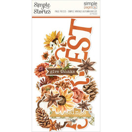 Simple Vintage Autumn Breeze - Simple Stories Simple Pages Page Pieces