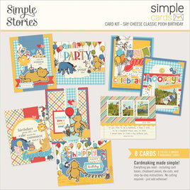 Say Cheese Classic Pooh Birthday - Simple Stories Simple Cards Card Kit