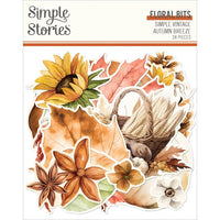 Floral - Simple Vintage Autumn Breeze Bits & Pieces Die-Cuts