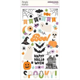 Spooky Things - Simple Stories Chipboard Stickers 6"X12"