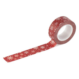 So Very Merry Red Snowflakes - Christmas Express Washi Tape