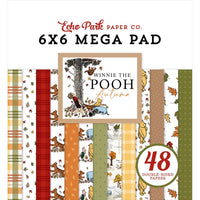 Winnie The Pooh Autumn - Echo Park Double-Sided Cardmakers Mega Pad 6"X6"